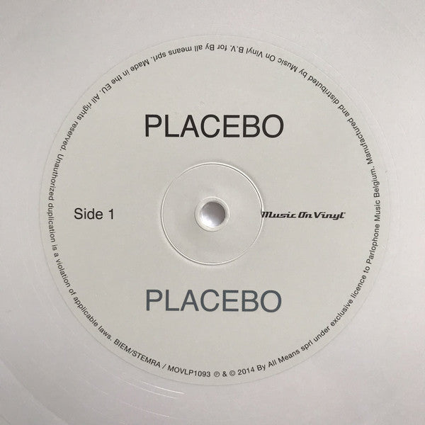 Placebo (2) : Placebo (LP, Album, Ltd, Num, RE, Whi)
