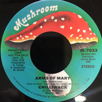 Chilliwack : Arms Of Mary (7", Single, Mono, Promo)