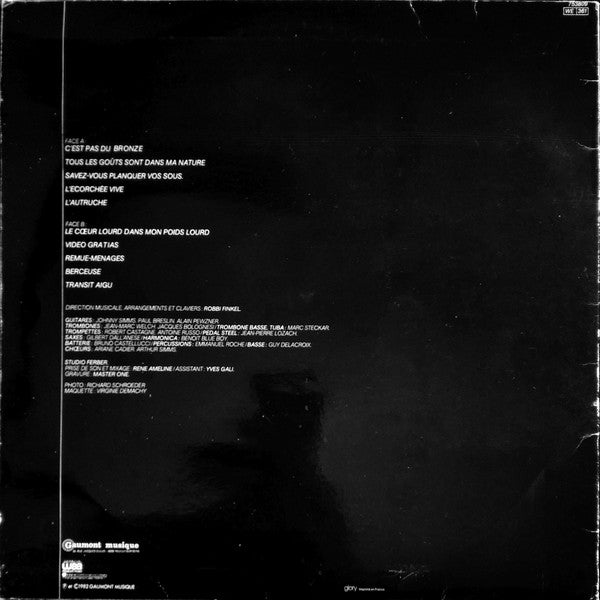Jacques Dutronc : C'est Pas Du Bronze (LP, Album)