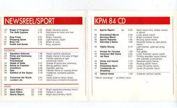 Various : Archives 4 - Newsreel / Sport (CD, Comp, Mono, RP)