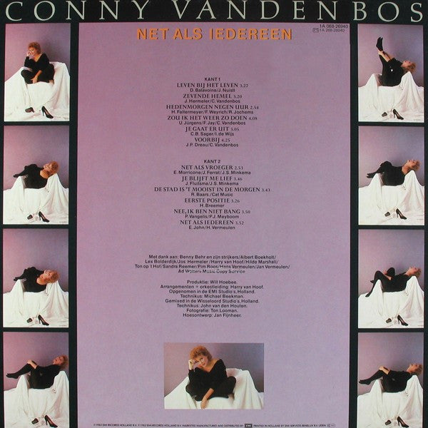 Conny Vandenbos : Net Als Iedereen (LP, Album)