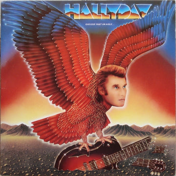 Johnny Hallyday : Quelque Part Un Aigle... (LP, Album)