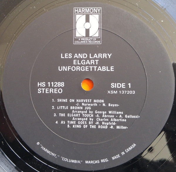 Les & Larry Elgart : Unforgettable (LP, Comp)
