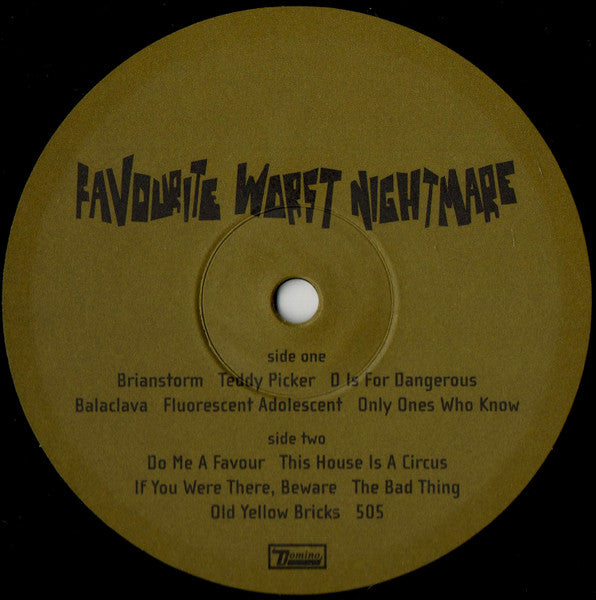 Arctic Monkeys : Favourite Worst Nightmare (LP, Album, RE, Gat)