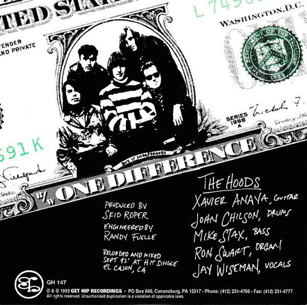 The Hoods : Empty Head (7", Single)