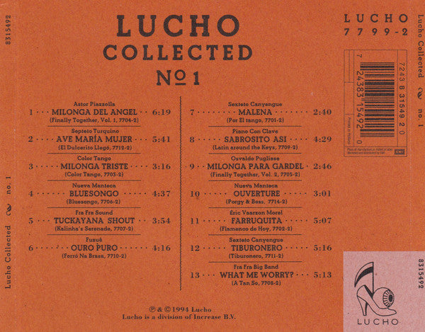 Various : Lucho Collected No. 1 (CD, Comp)