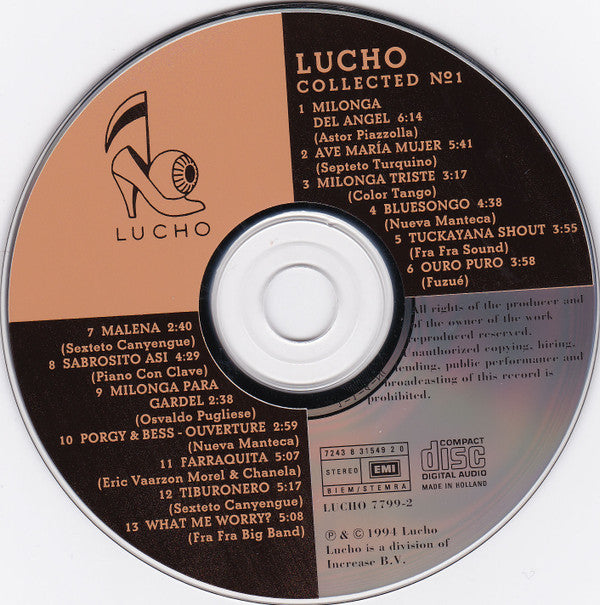 Various : Lucho Collected No. 1 (CD, Comp)