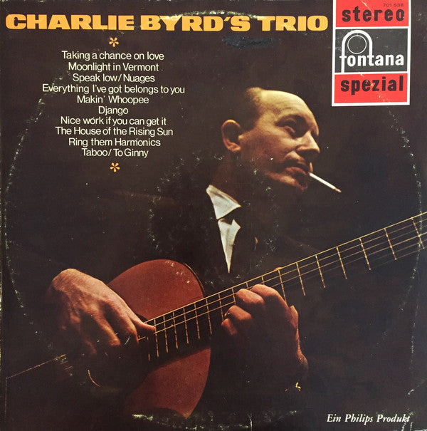 Charlie Byrd : Charlie Byrd's Trio (LP, Album, RE, RP)