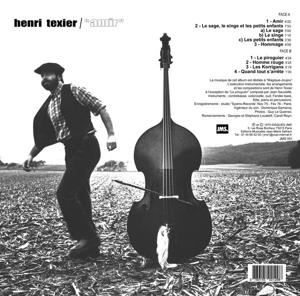 Henri Texier : Amir (LP, Album, RE)