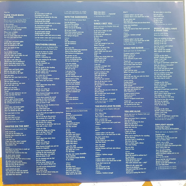 Crosby, Stills & Nash : Daylight Again (LP, Album)