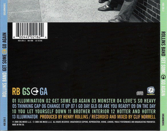 Rollins Band : Get Some Go Again (CD, Album)