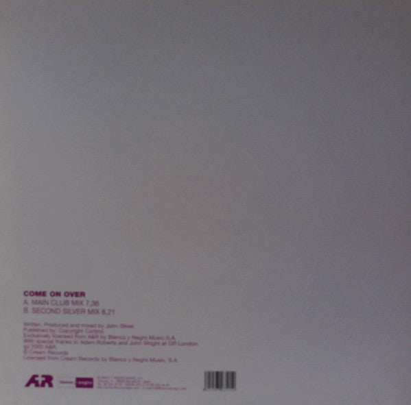 John Silver : Come On Over (12")
