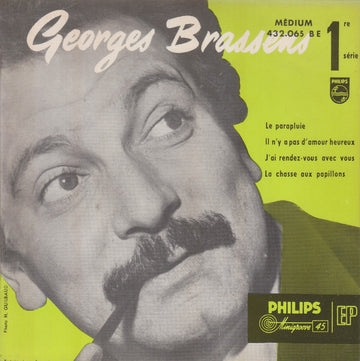 Georges Brassens : Le Parapluie (7", EP, Mono, RE)