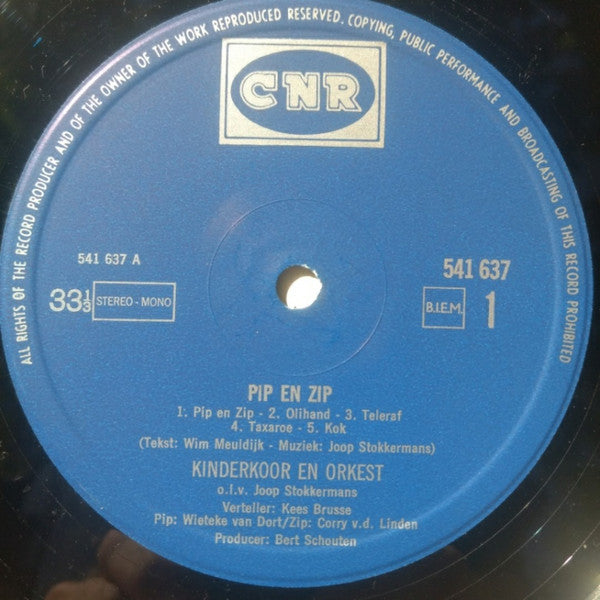 Joop Stokkermans : Pip+Zip (LP, Album)