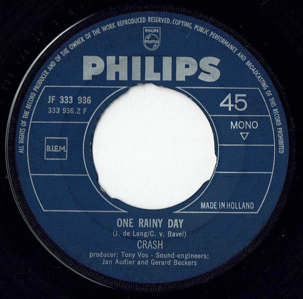 Crash (14) : Last Week/ One Rainy Day (7", Single, Mono)