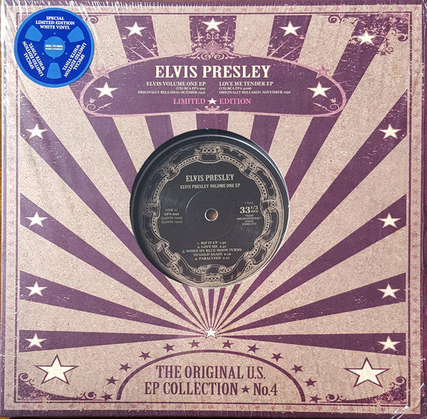 Elvis Presley : The Original U.S. EP Collection No.4 (10", Comp, Ltd, Whi)