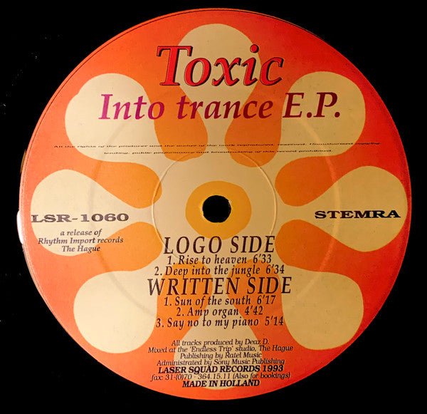 Toxic (10) : Into Trance E.P. (12", EP)