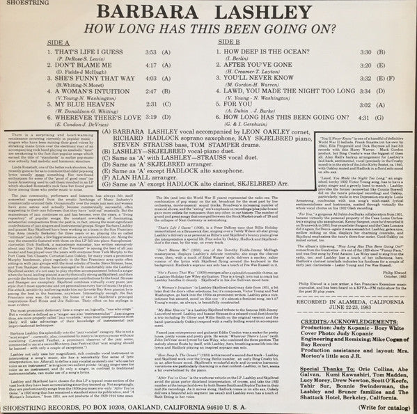 Barbara Lashley : How Long Has This Been Going On? (LP, Album)