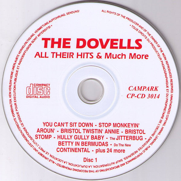 The Dovells : All Their Hits And Much More (CD, Comp)