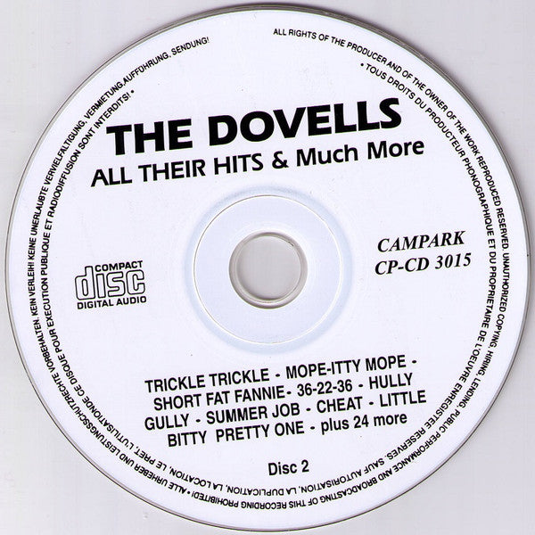 The Dovells : All Their Hits And Much More (CD, Comp)