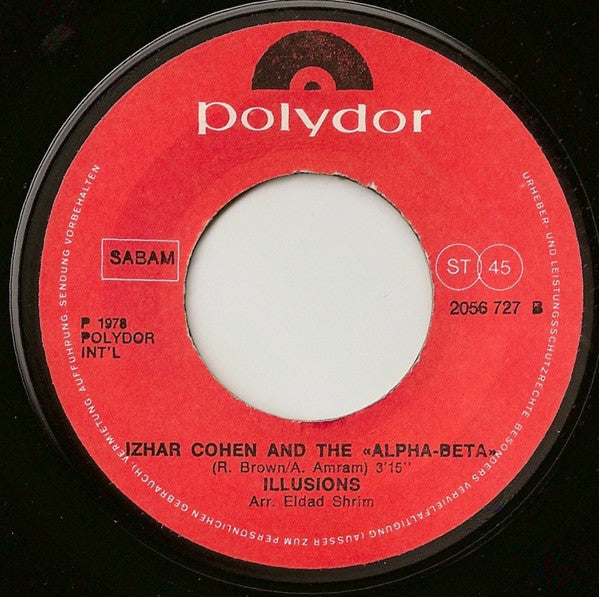 Izhar Cohen & The Alpha-Beta : A-Ba-Ni-Bi (7", Single)
