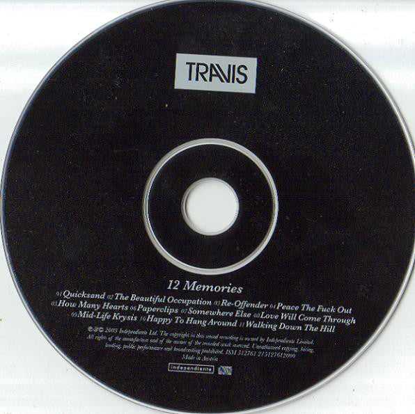 Travis : 12 Memories (CD, Album)