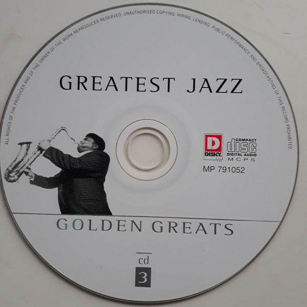 Various : Greatest Jazz - Golden Greats (3xCD, Comp)