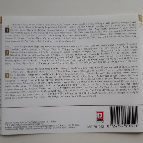 Various : Greatest Jazz - Golden Greats (3xCD, Comp)