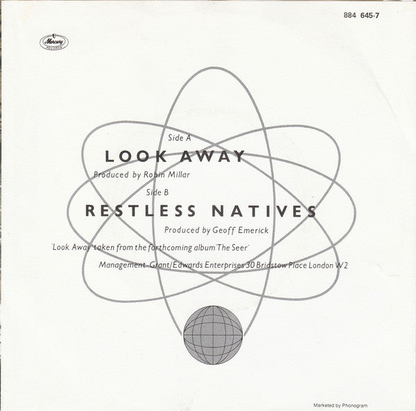 Big Country : Look Away (7", Single)