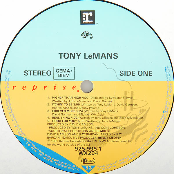 Tony LeMans : Tony LeMans (LP, Album)