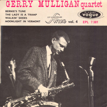 Gerry Mulligan Quartet : Concert De Paris (7", EP, RE, 3-p)