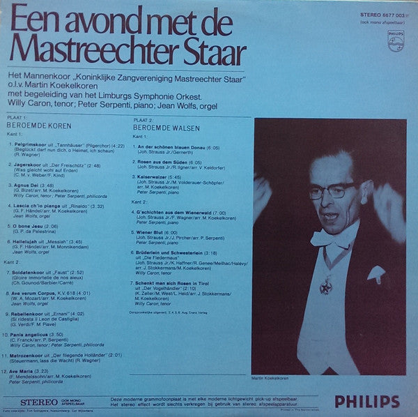 De Mastreechter Staar : Een Avond Met De Mastreechter Staar (2xLP, Comp, Gat)