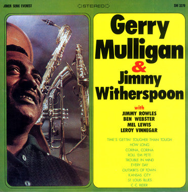 Gerry Mulligan & Jimmy Witherspoon : Gerry Mulligan & Jimmy Witherspoon (LP, Album, RE, Bla)