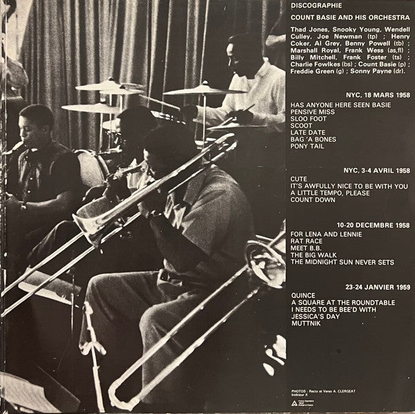 Count Basie : Count Basie Plays Quincy Jones & Neal Hefti (2xLP, Album, RE)
