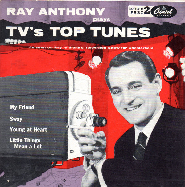 Ray Anthony & His Orchestra : Ray Anthony Plays TV's Top Tunes, Part 2 (7", EP)