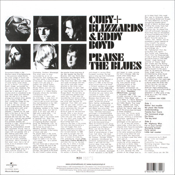 Cuby + Blizzards & Eddy Boyd* : Praise The Blues (LP, Album, Mono, Ltd, Num, RE, Sil)