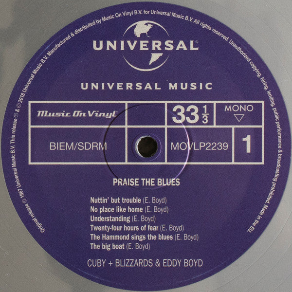 Cuby + Blizzards & Eddy Boyd* : Praise The Blues (LP, Album, Mono, Ltd, Num, RE, Sil)