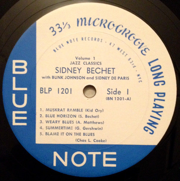 Sidney Bechet : Jazz Classics Volume 1 (LP, Album, Mono, RP)