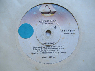 The Beat (2) : Ackee 1-2-3 (7", Single)