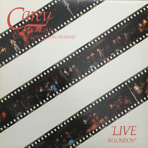 Carey Duncan (2) & The Carey Duncan Band : Live In London (LP)