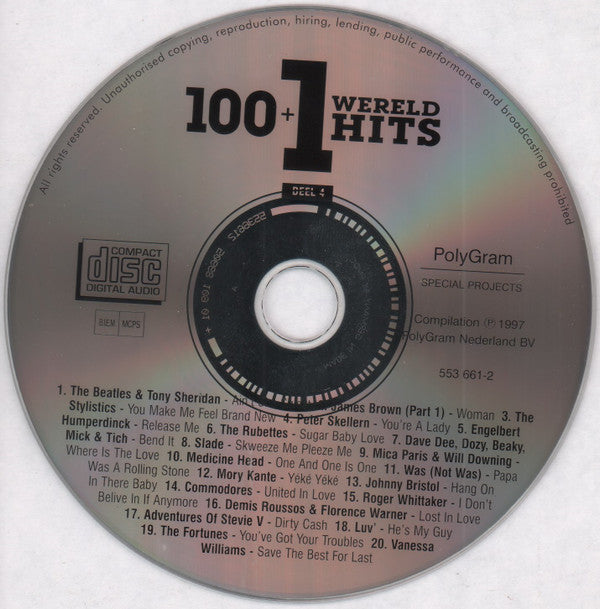 Various : 100+1 Wereldhits Deel 4 (CD, Comp)