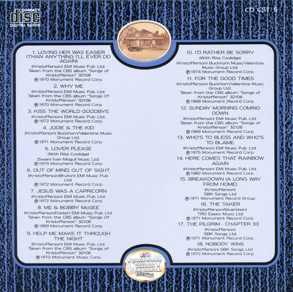 Kris Kristofferson : The Country Store Collection (CD, Comp)