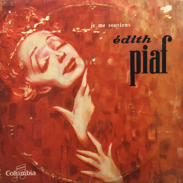 Edith Piaf : Je Me Souviens Edith Piaf (10", Comp, Mono)