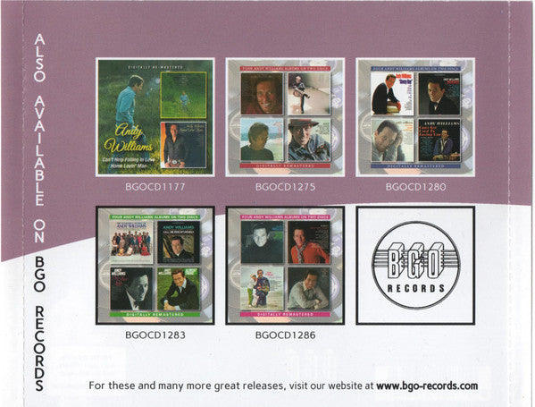 Andy Williams : Christmas Present / The Other Side Of Me / Andy / Let’s Love While We Can (2xCD, Album, Comp, RM)