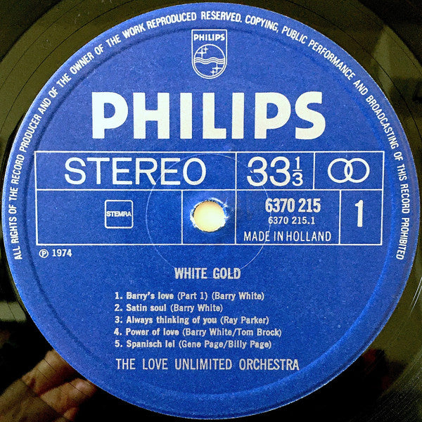 Love Unlimited Orchestra : White Gold (LP, Album)