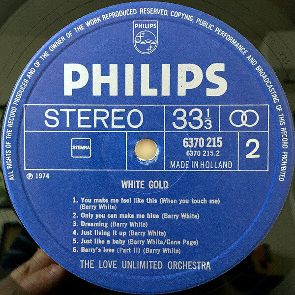 The Love Unlimited Orchestra* : White Gold (LP, Album)