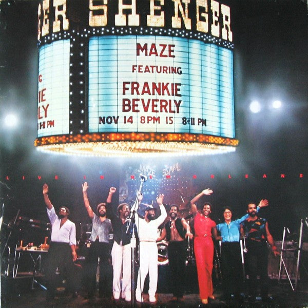 Maze Featuring Frankie Beverly : Live In New Orleans (2xLP, Album, Rai)