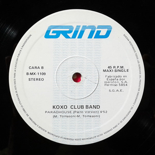 Koxo' Club Band : Paradhouse (12")