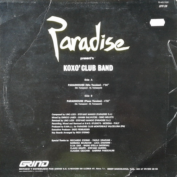 Koxo' Club Band : Paradhouse (12")