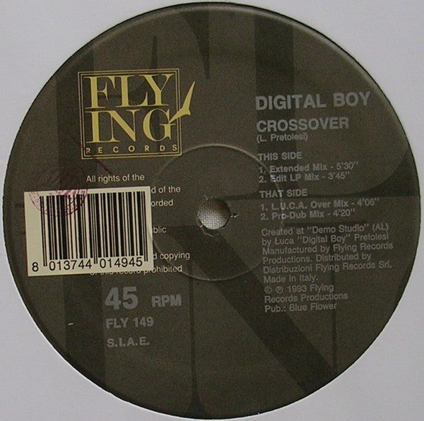 Digital Boy : Crossover (12")